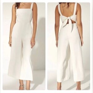 Aritzia wilfred ivory jumpsuit
